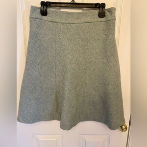 Merona Textured Gray A-Line Skirt